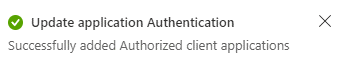 Authorized client apps