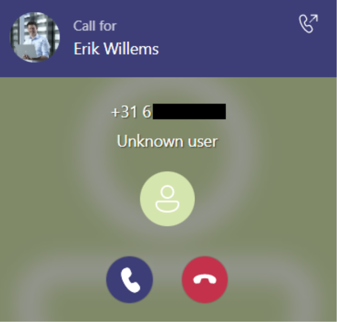  Call for Erik Willems